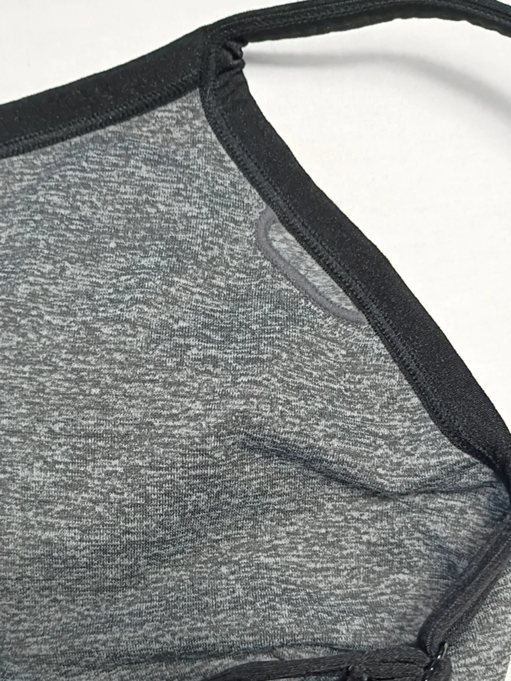 NWT Torrid Seamless Bralette Gray With Black Trim And Lace Sz 1 Wireless Padded